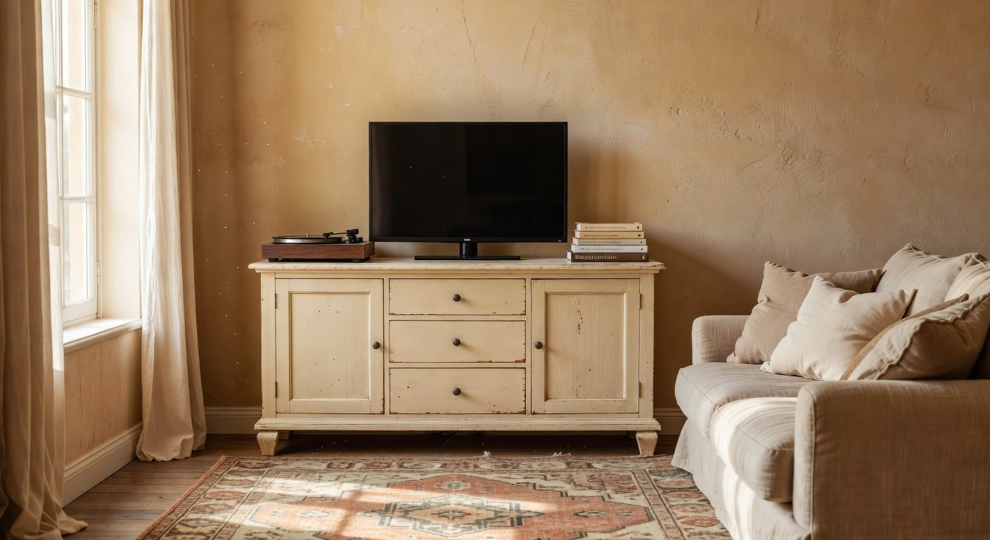 durable spacious distressed farmhouse style