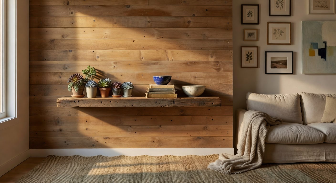 durable weight bearing customizable shiplap wall shelves
