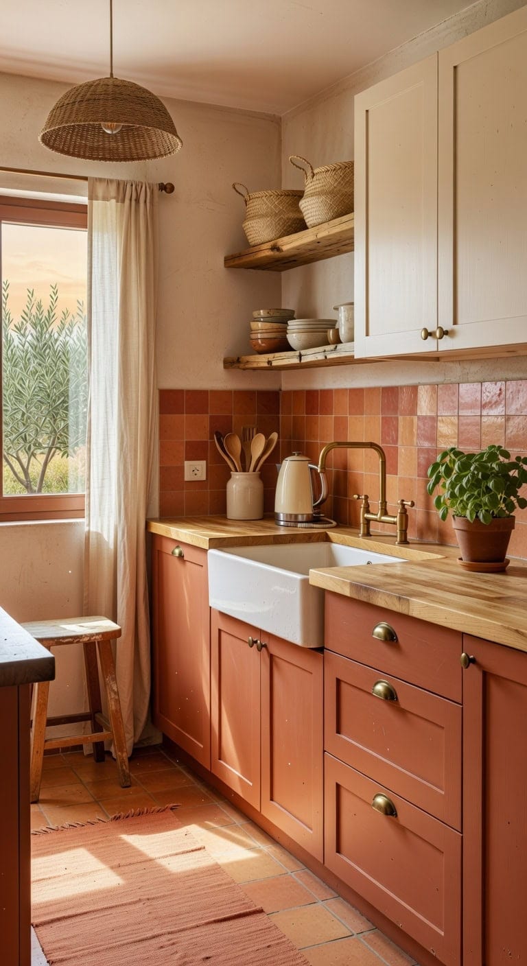 earthy cozy grounded welcoming kitchen blend