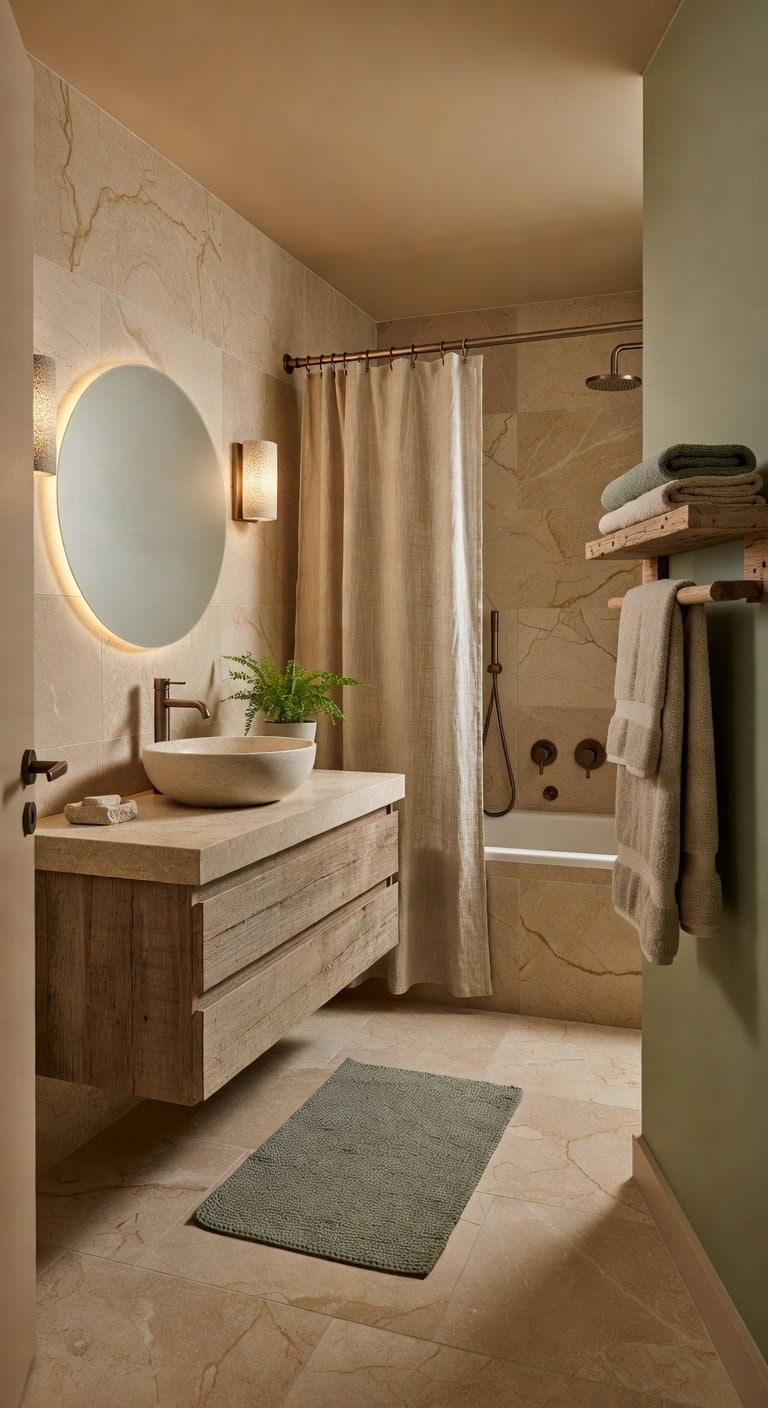 earthy spa inspired sandstone retreat