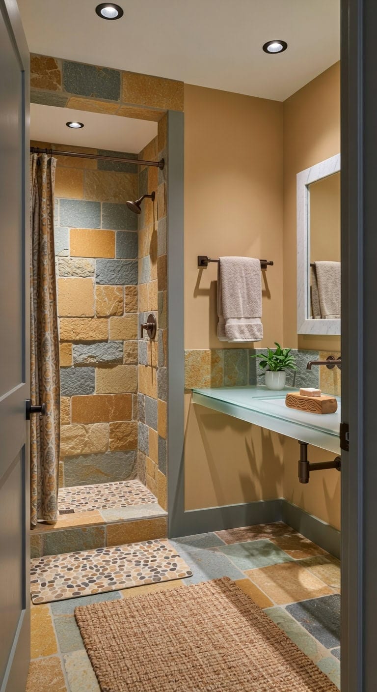 earthy spa inspired textured retreat