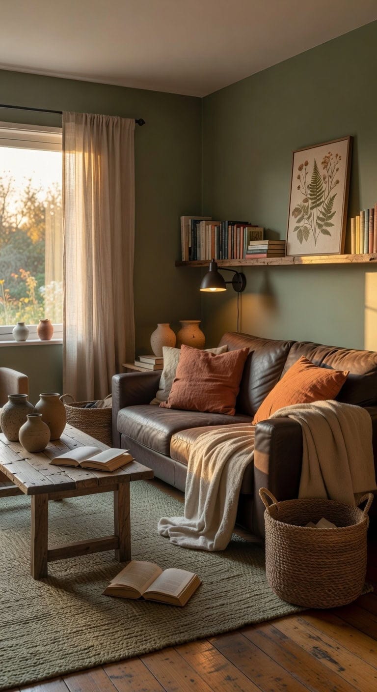 earthy textured cozy terracotta ambiance