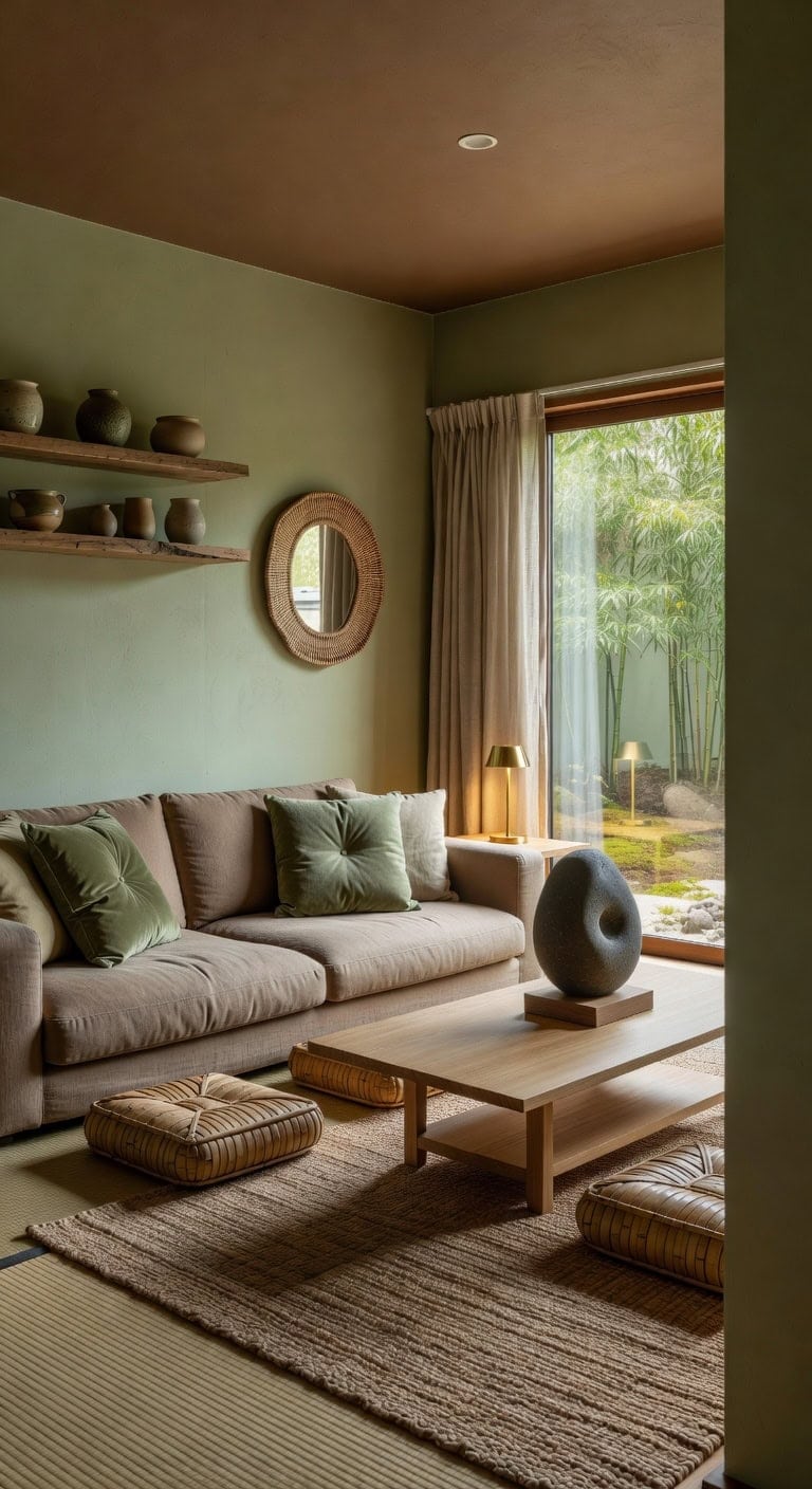 earthy zen tatami retreat