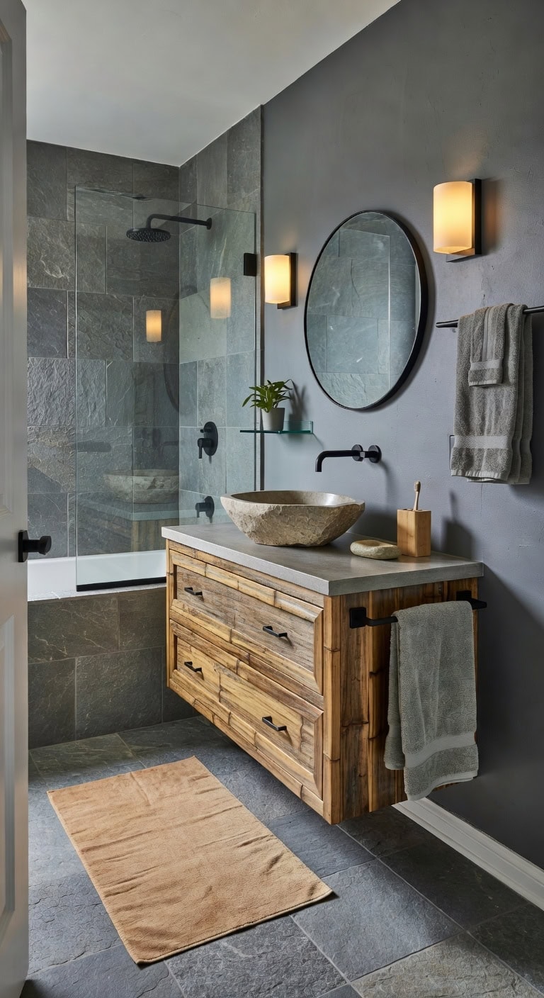 eco conscious bamboo slate sanctuary