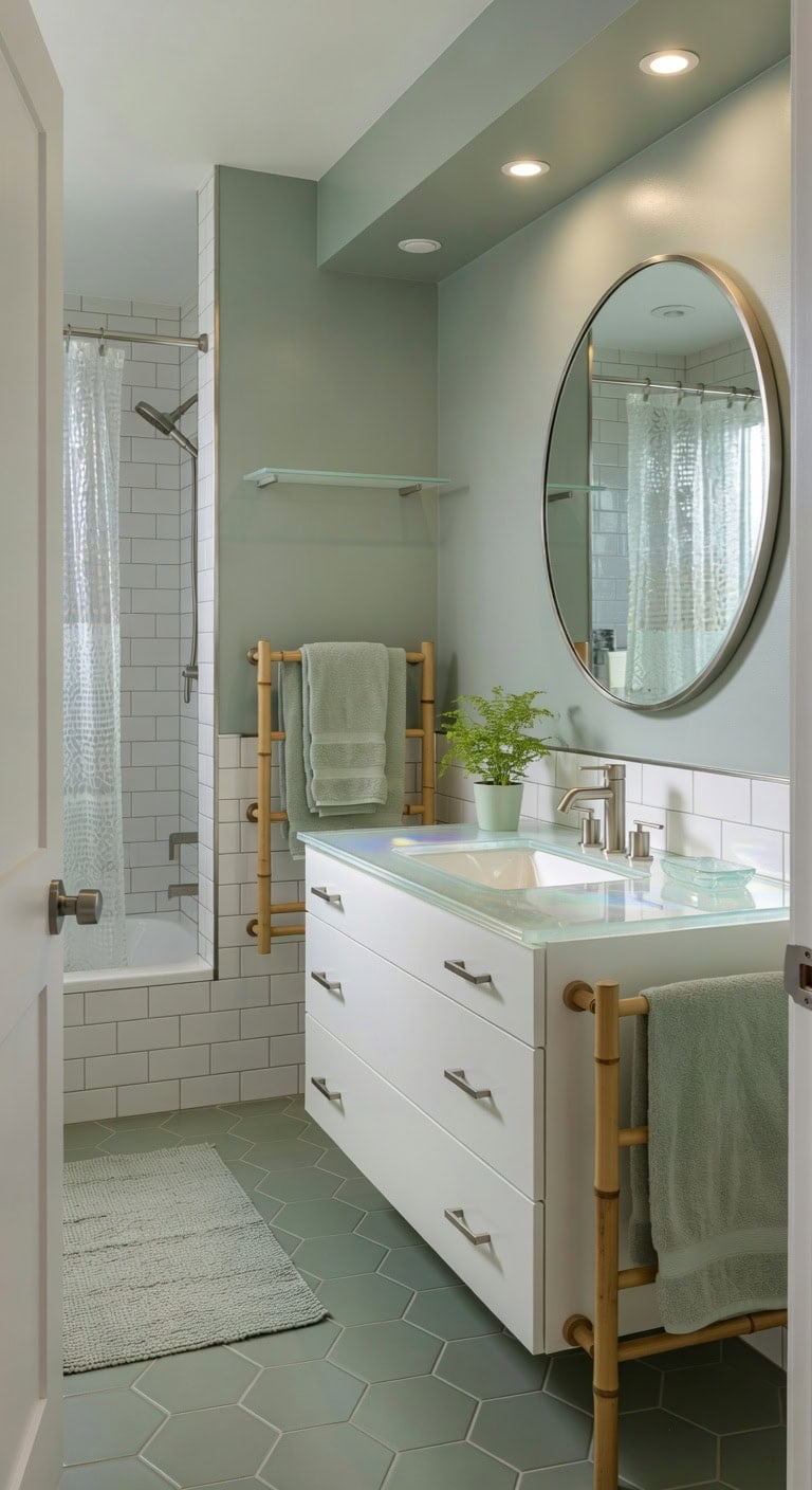 eco friendly glass and bamboo