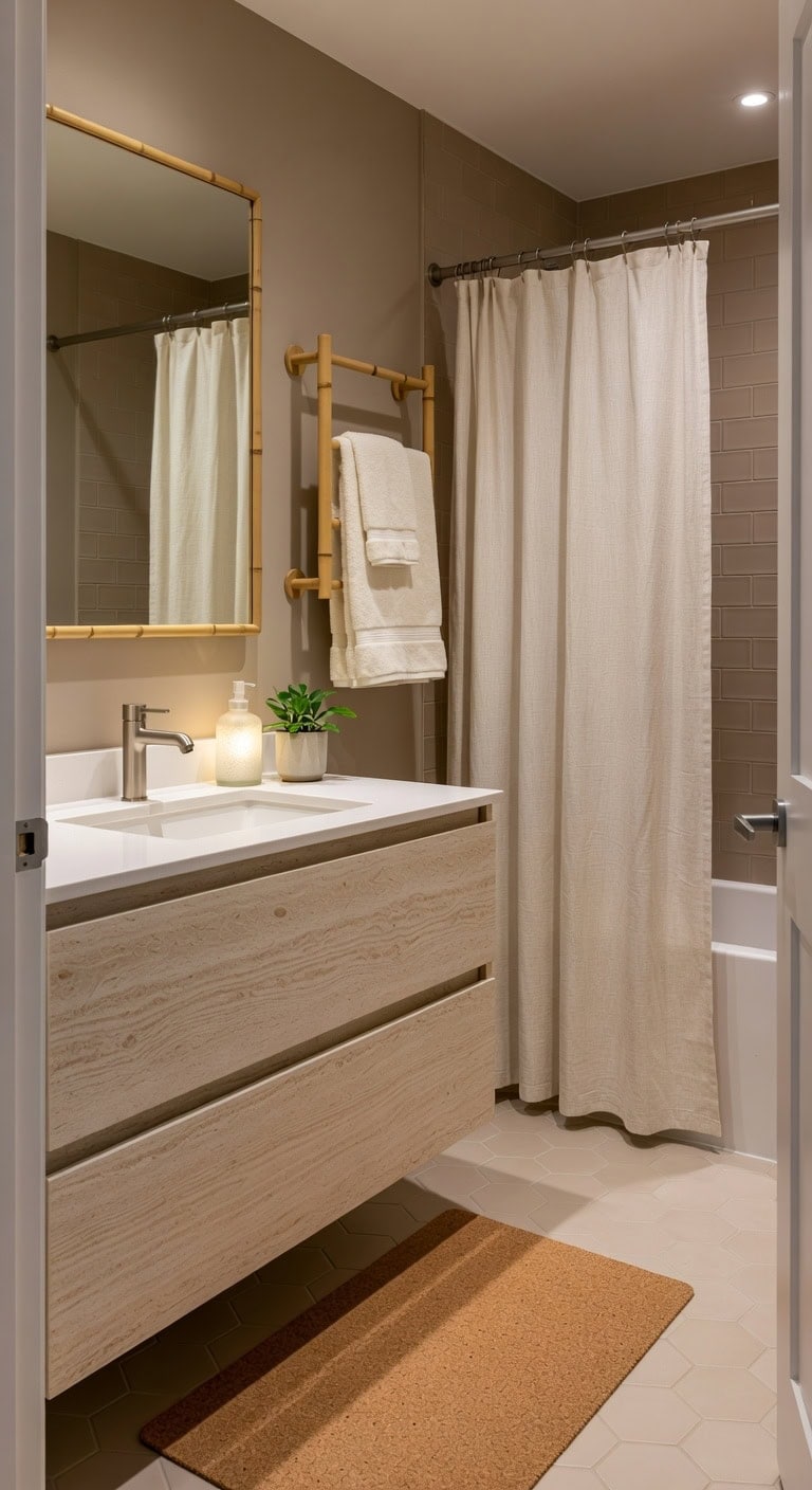 eco friendly taupe textured sanctuary