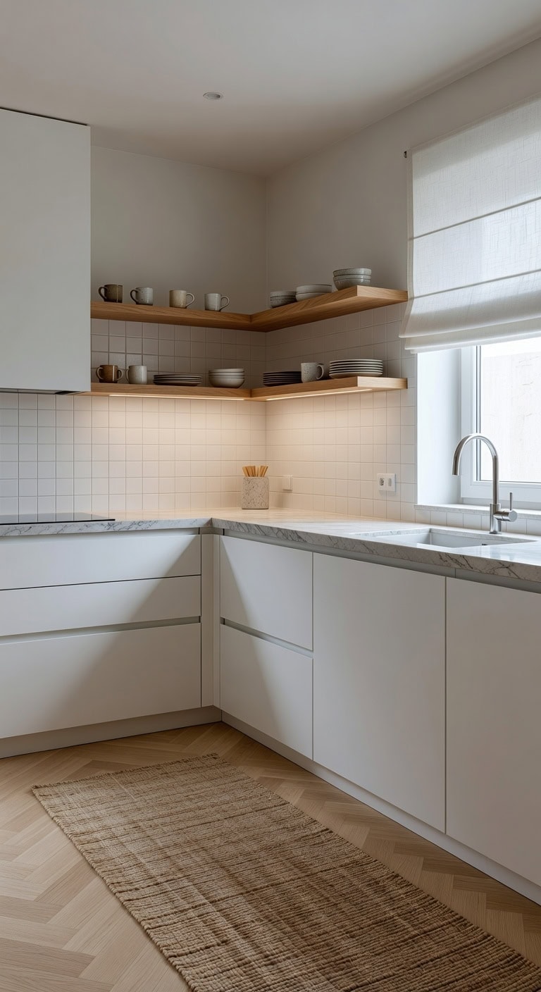 effortless modern handleless push to open