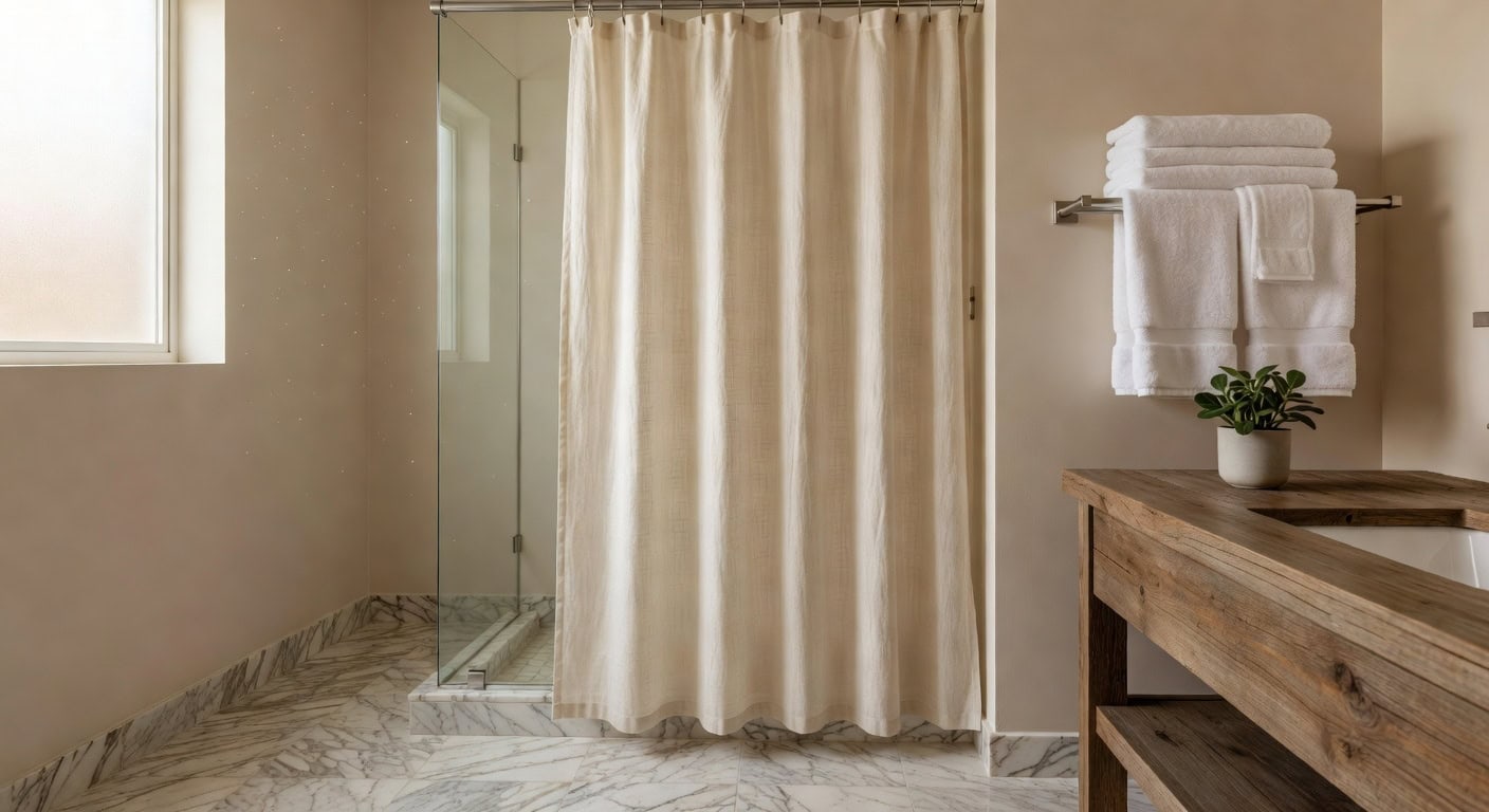 fabric quality texture consistency weighted hem grommet durability