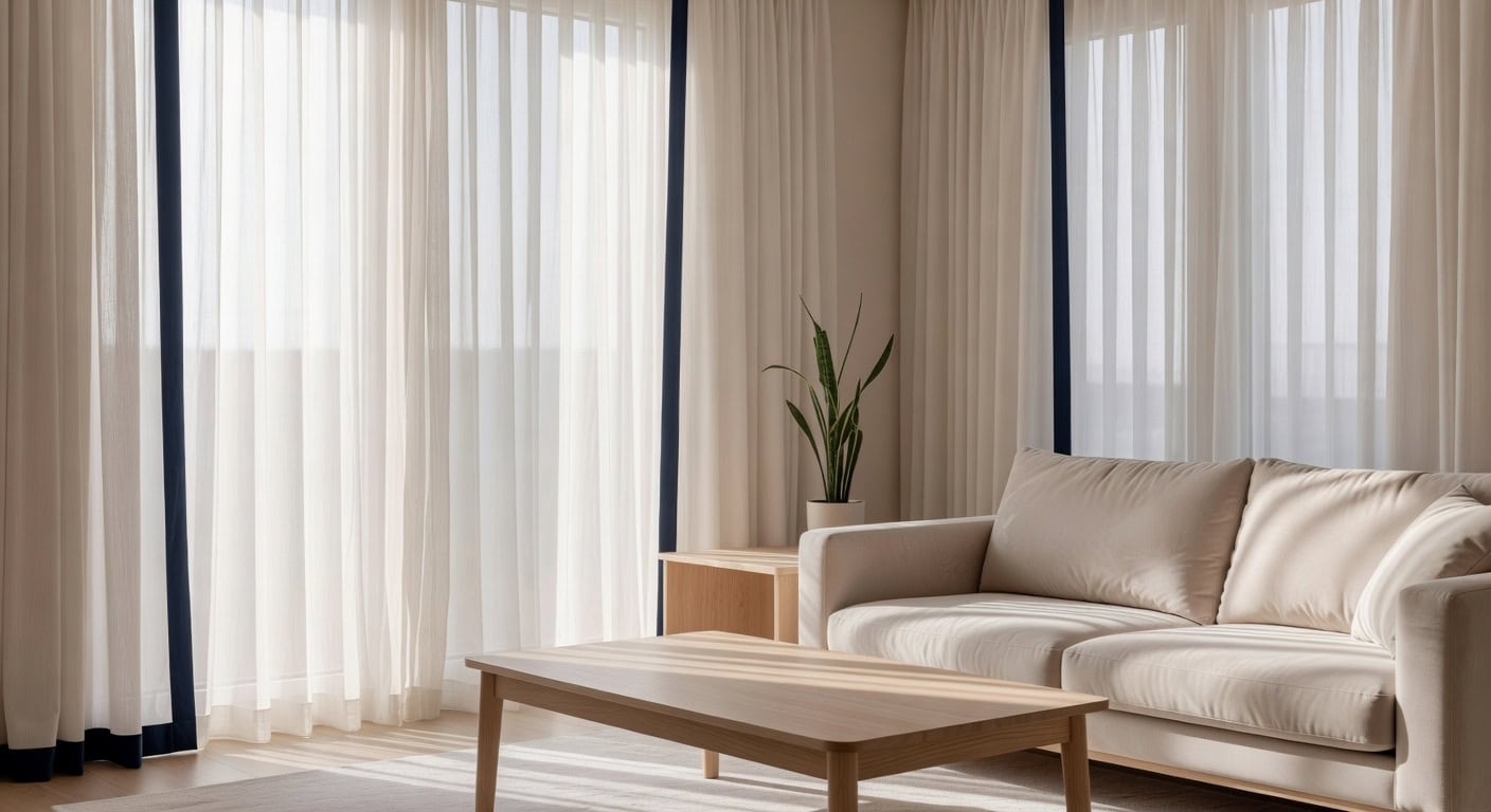 fabric trim light privacy