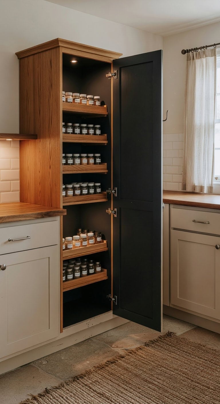 functional and beautiful spice storage solution