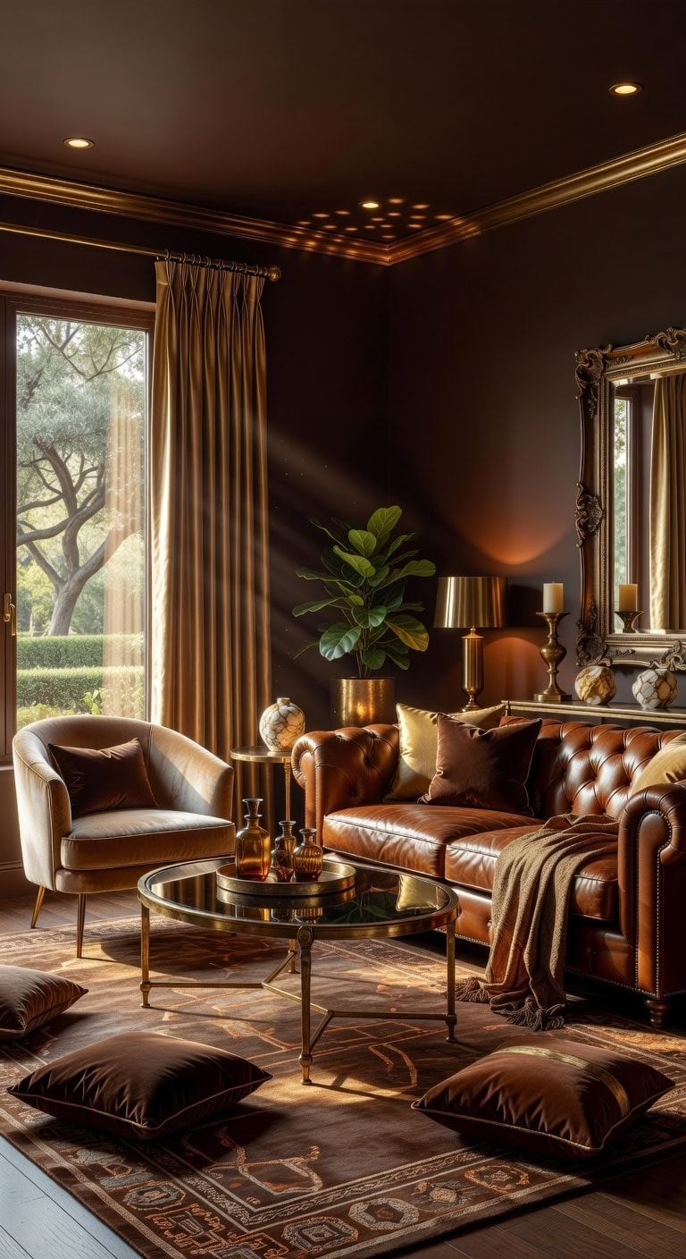 glamorous matte and metallic interplay