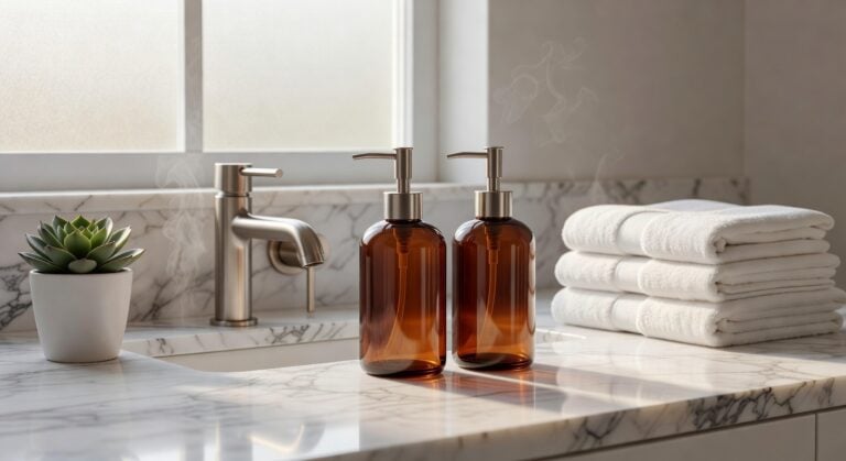glass soap dispenser sets