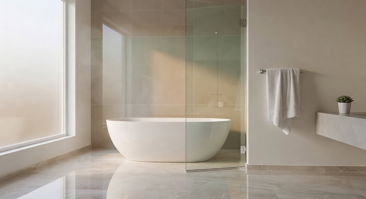 glass thickness frame material flexible install