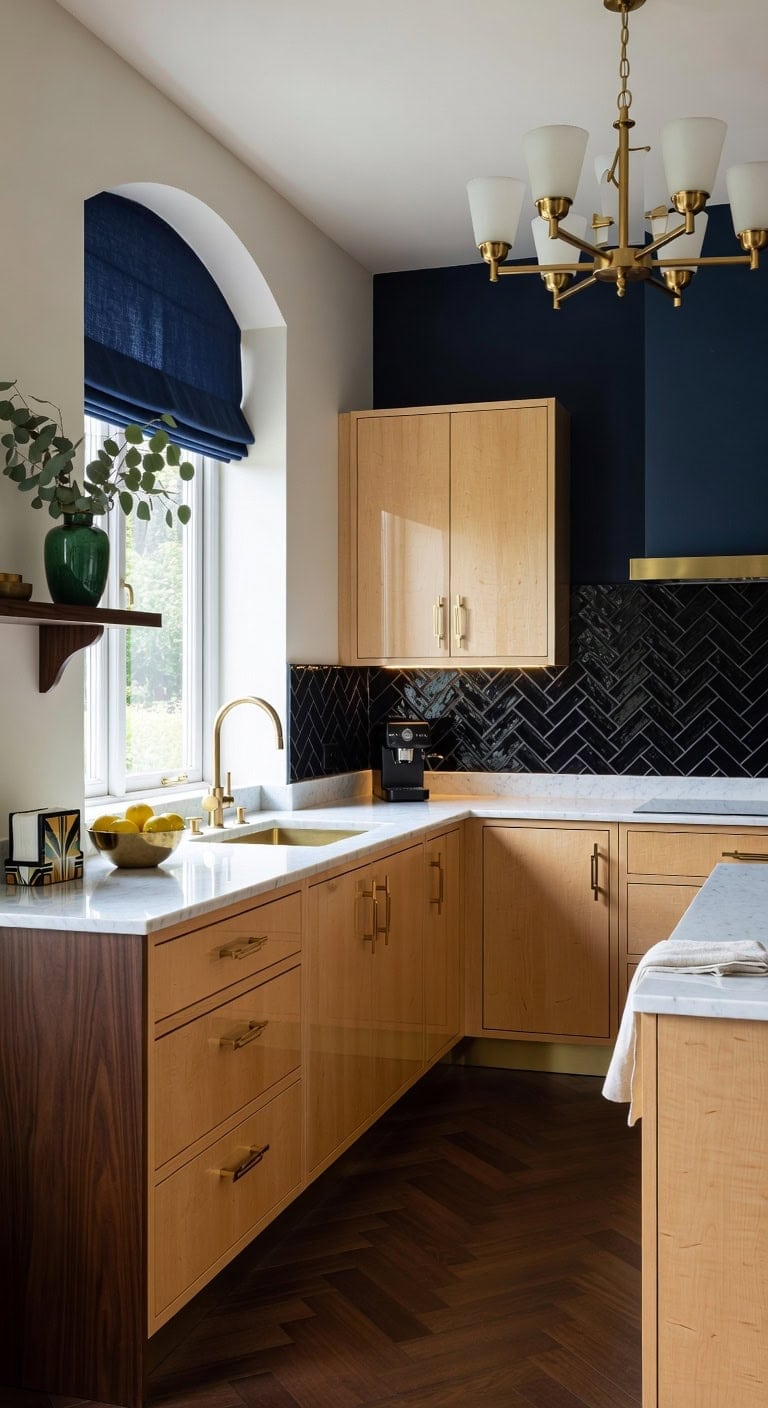 glossy maple art deco