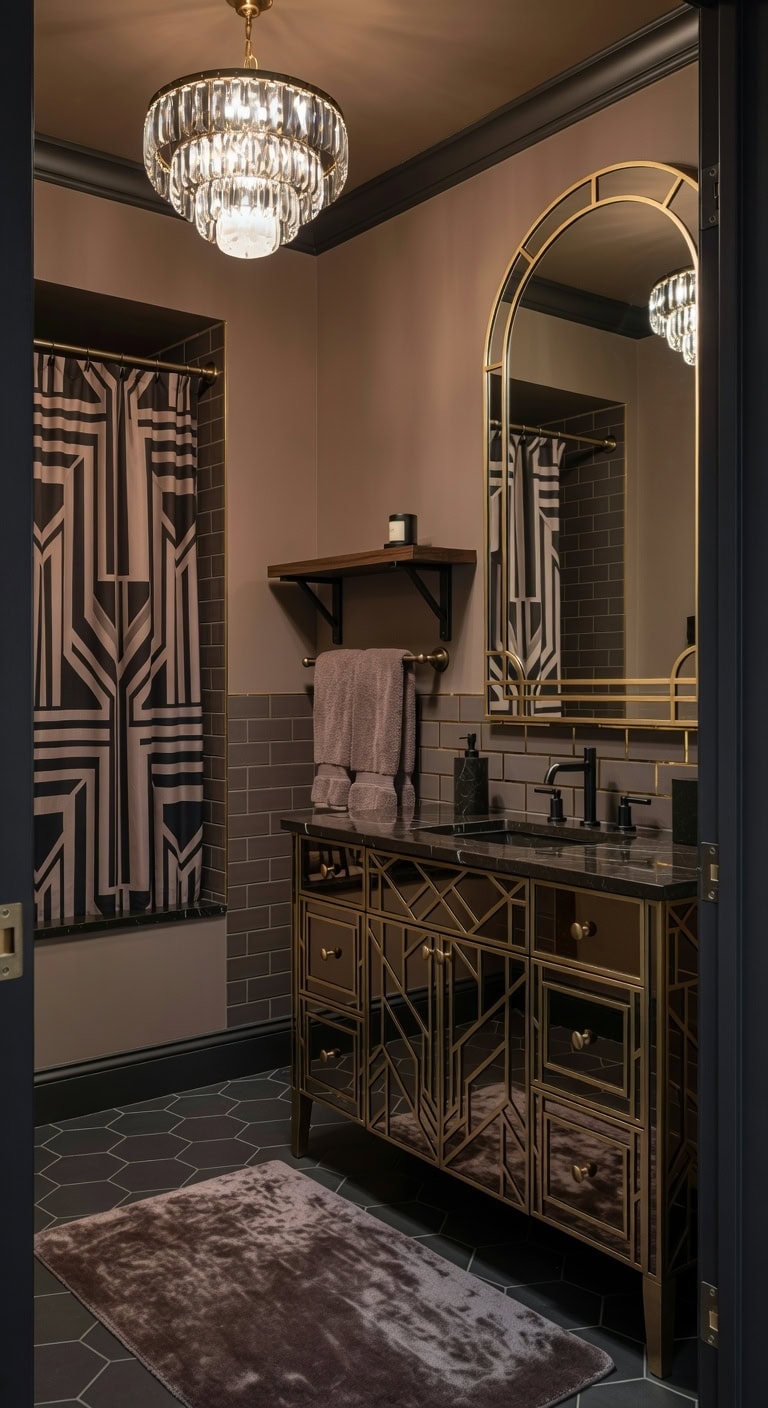 gold trimmed marble velvet retreat