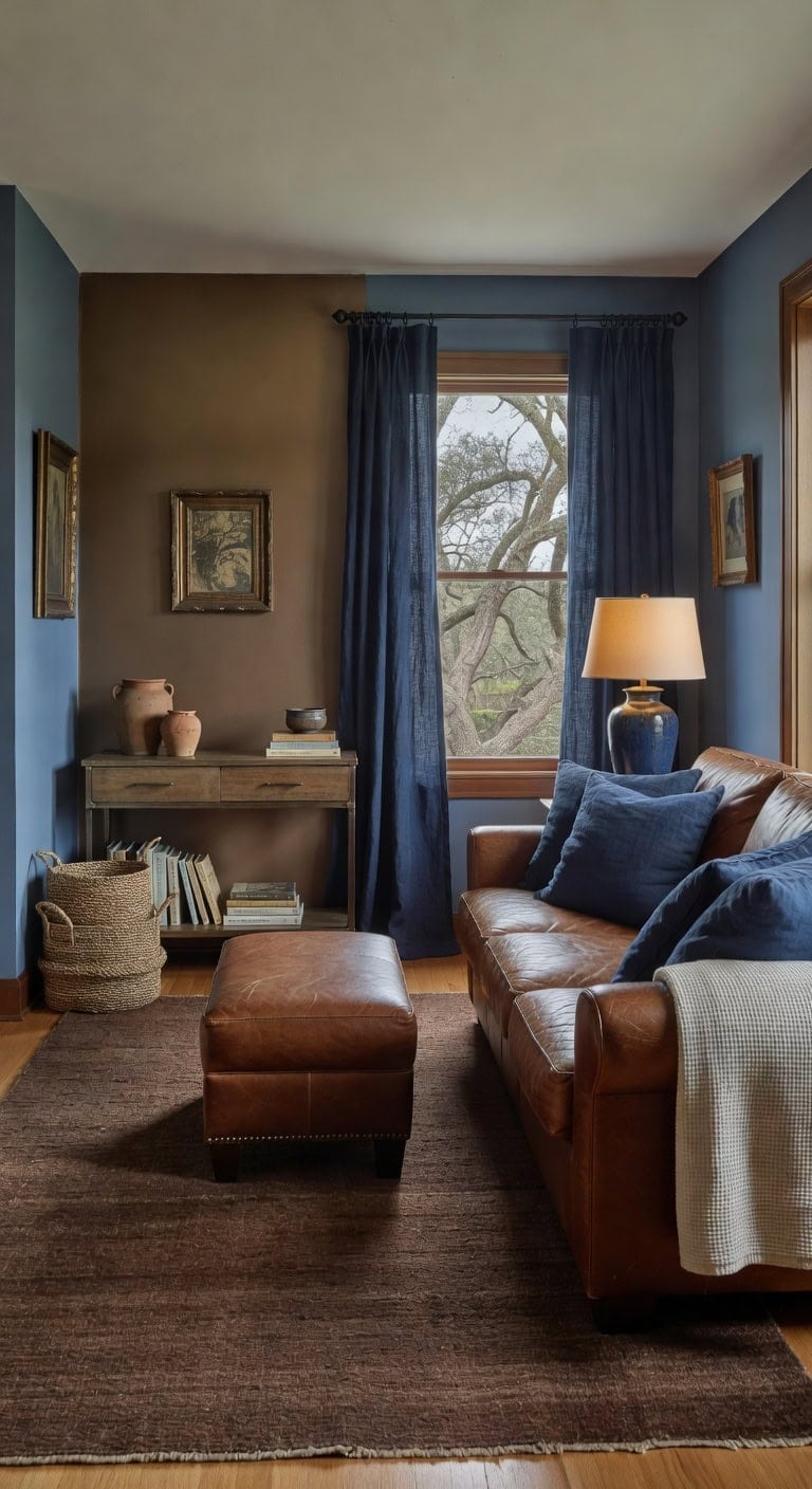 grounded yet invigorating living space harmony