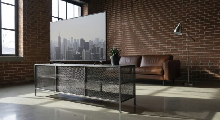 industrial metal tv consoles