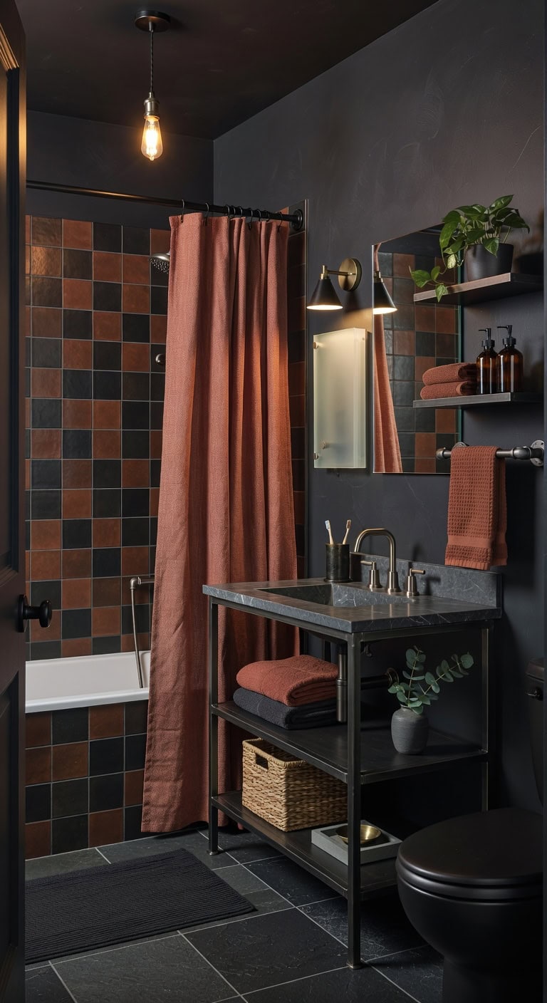 industrial rust charcoal retreat