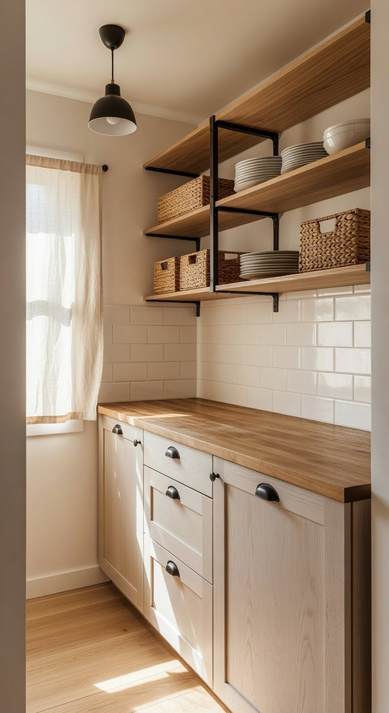 intentional airy collected kitchen storage
