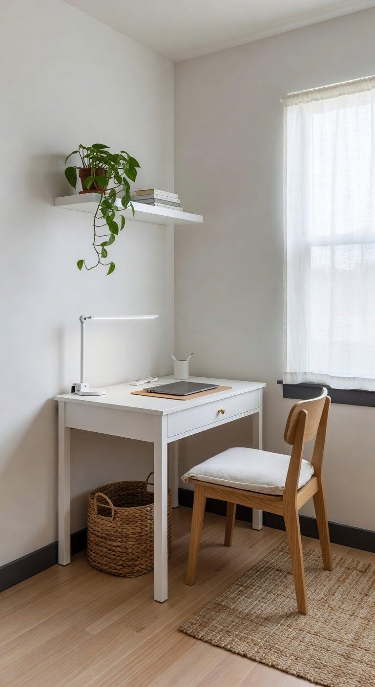 intentional compact productive home office
