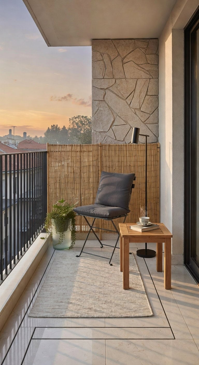 ivory stone balcony retreat