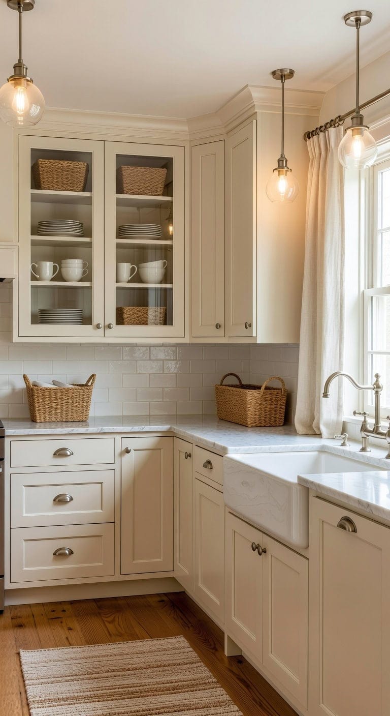 layered collected curated displayed