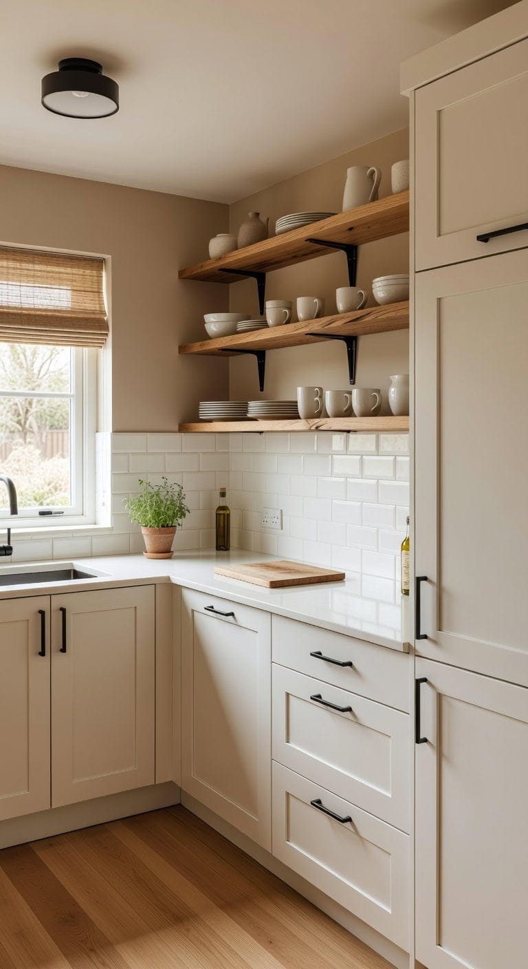 layered personal and space enhancing kitchen design