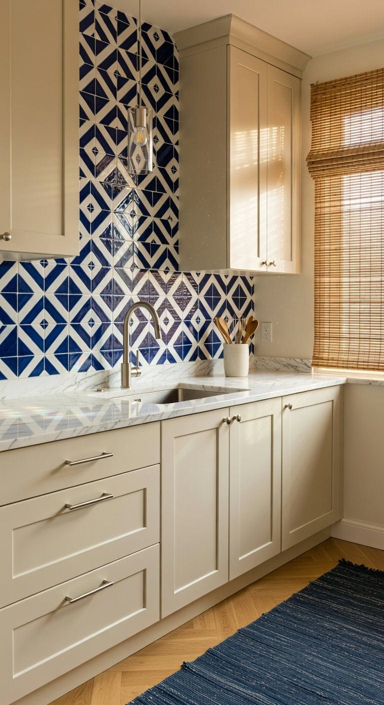 light and bold kitchen design