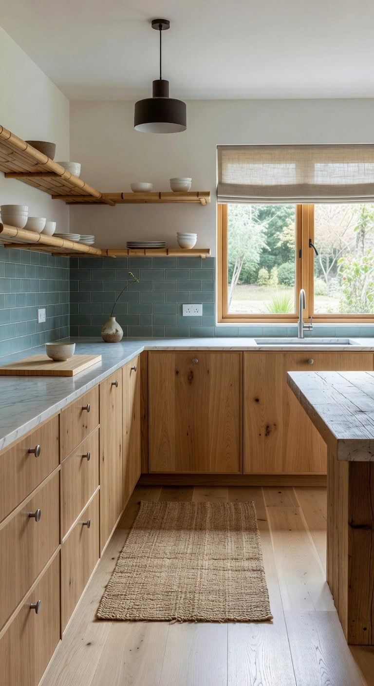 light oak bamboo serenity