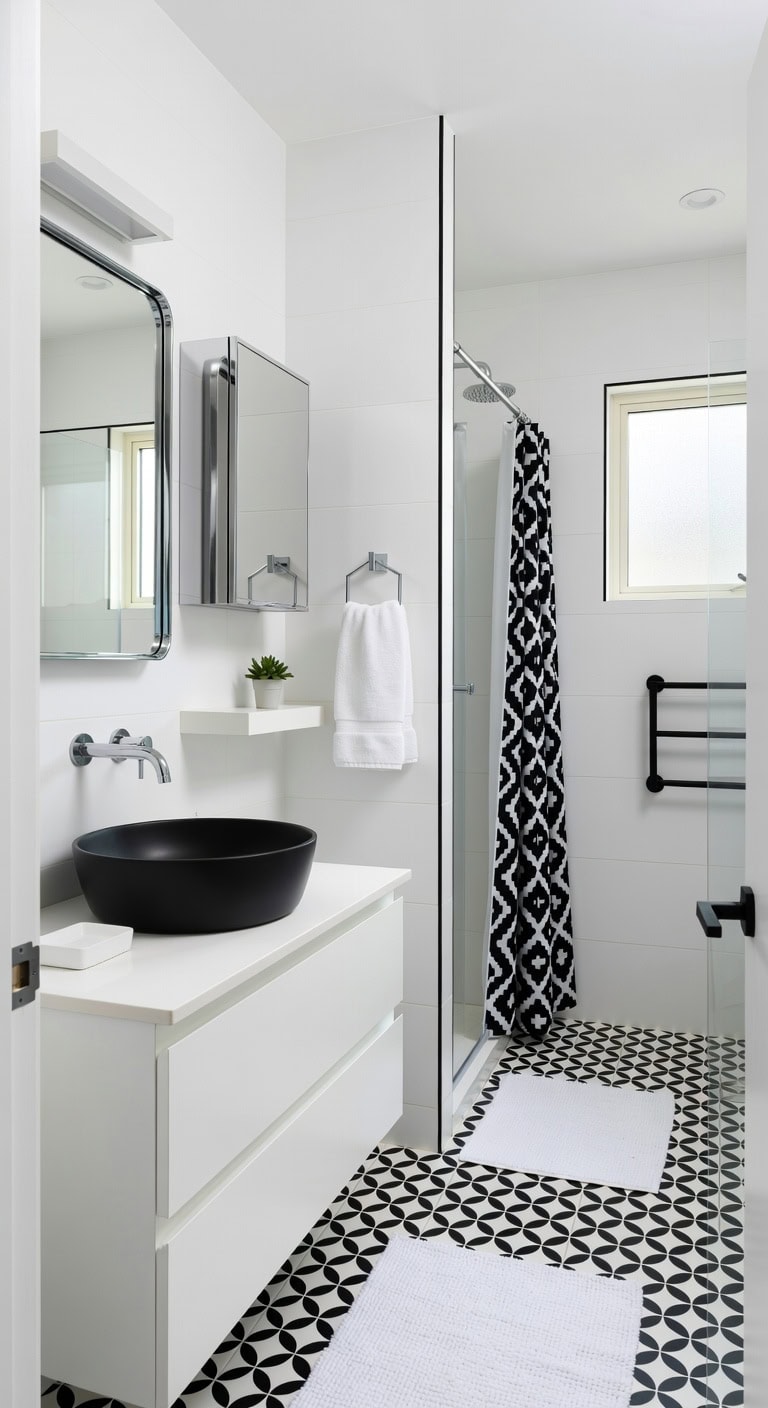 matte black sink vignette