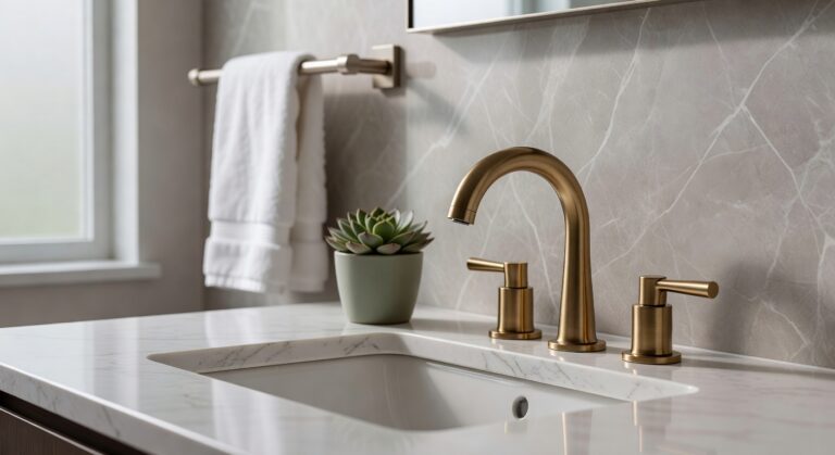 matte brass widespread bathroom faucets