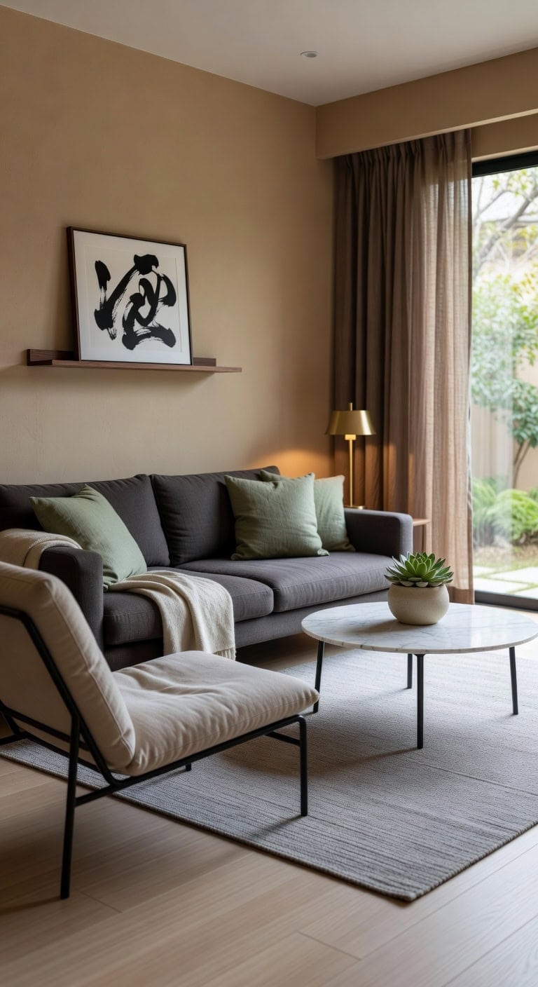 minimalist marble black succulents