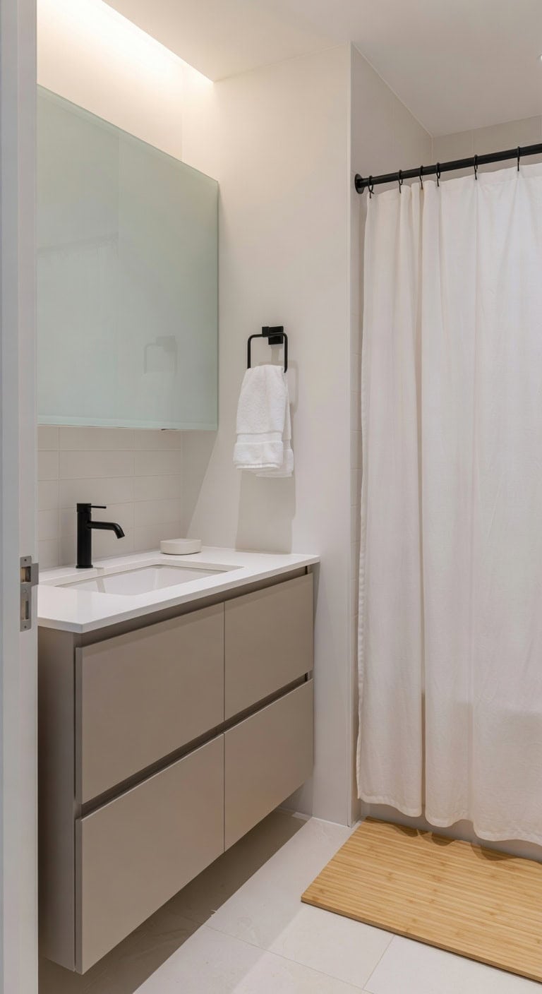 minimalist monochrome taupe contrast
