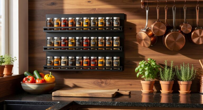 minimalist wall mounted spice rack recommendations