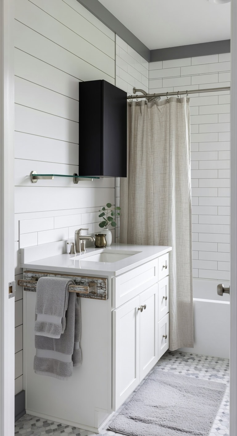 modern farmhouse white sink