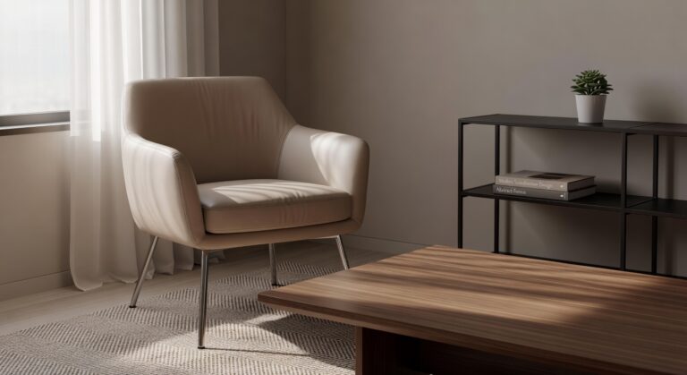 modern leather accent chairs