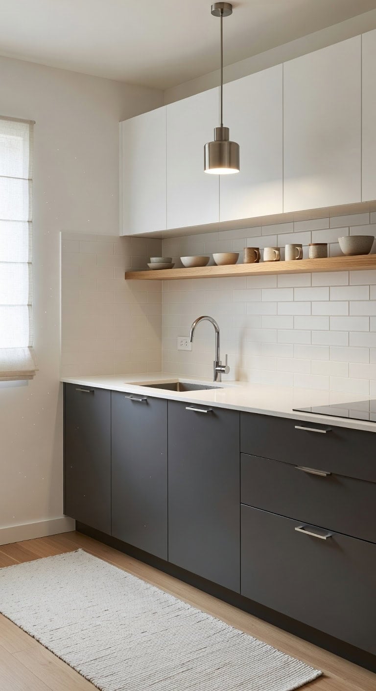 modern sleek functional kitchen