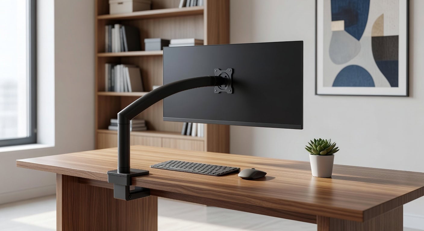 monitor arm desk mount considerations