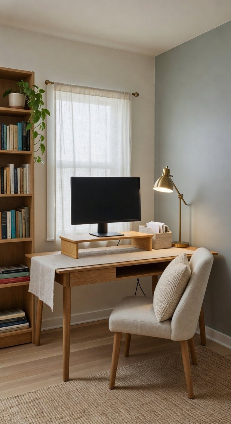 monitor at eye level