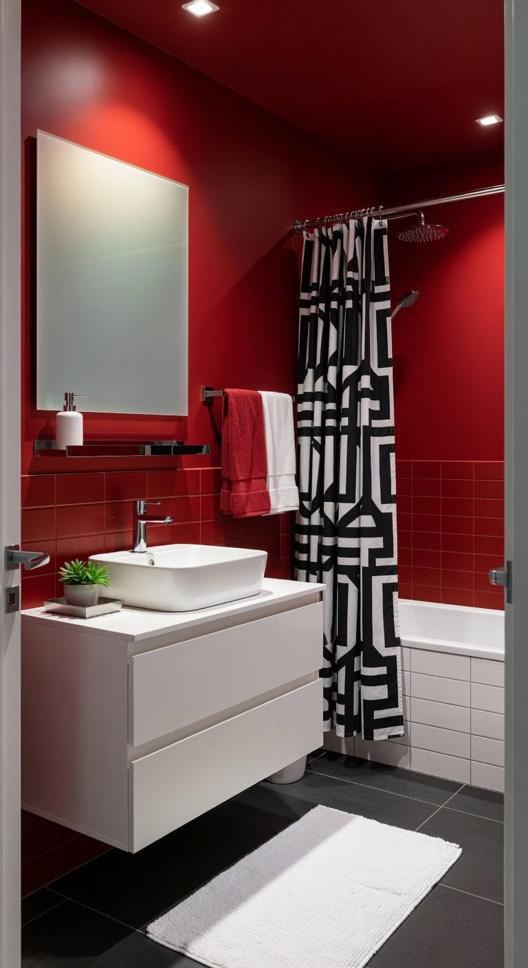 monochrome minimalist chrome accents