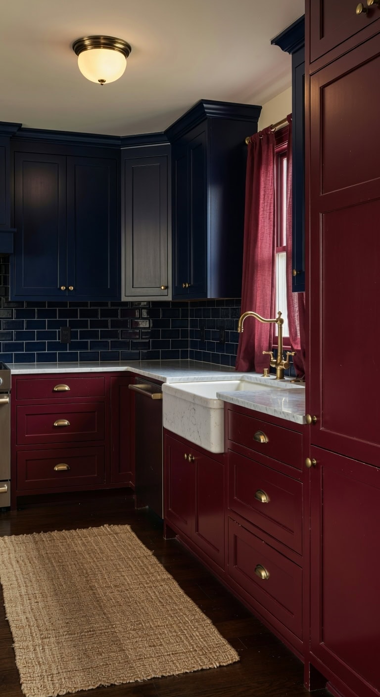 moody sophisticated collected balanced kitchen