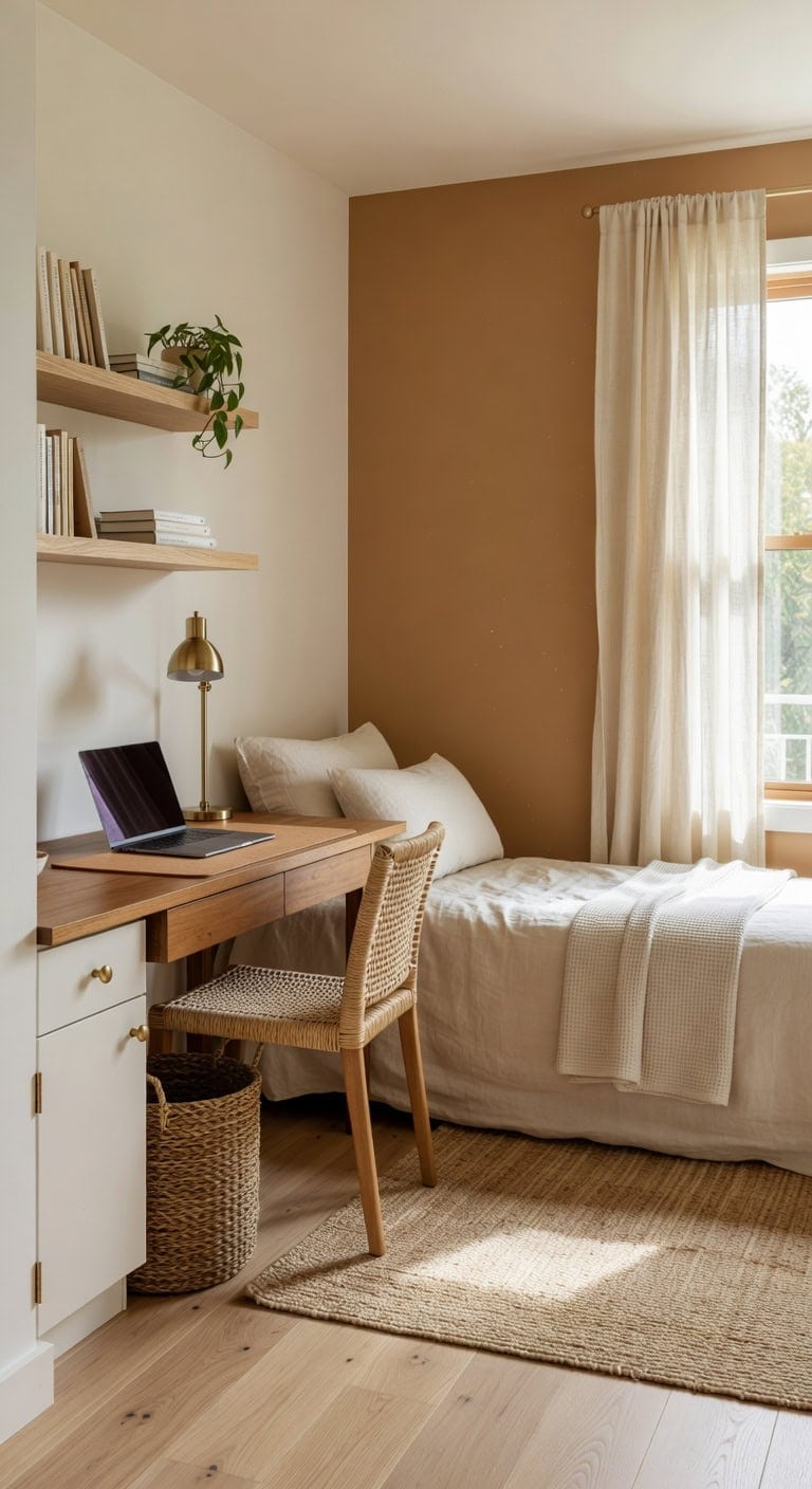 multifunctional cozy efficient guest room office