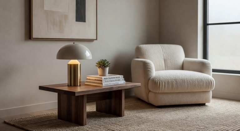 mushroom style table lamps with brass bases