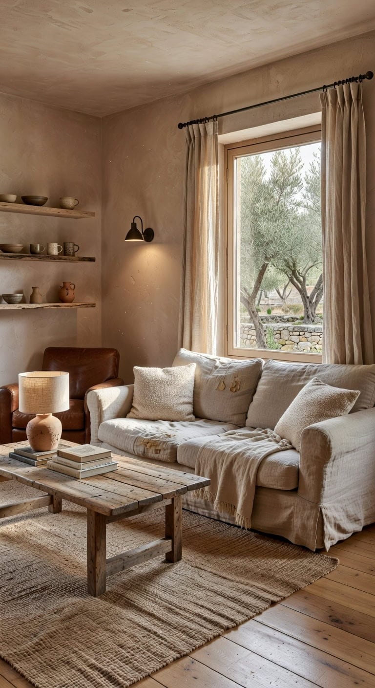 muted textured warm timeless