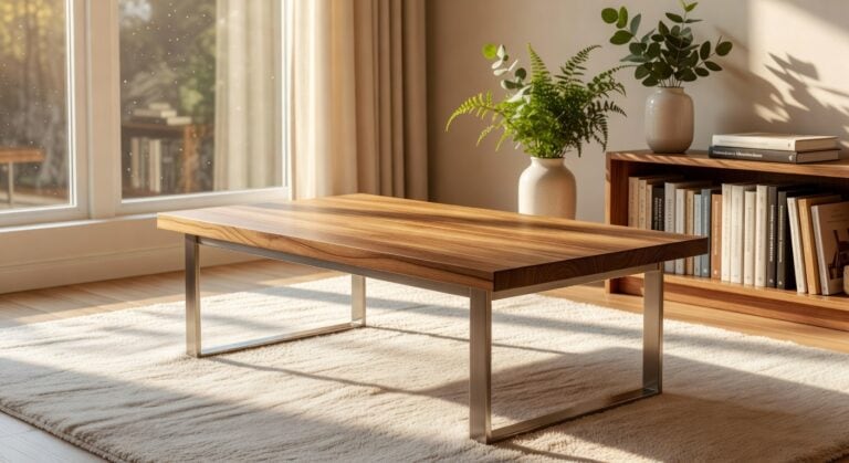 natural wood coffee tables