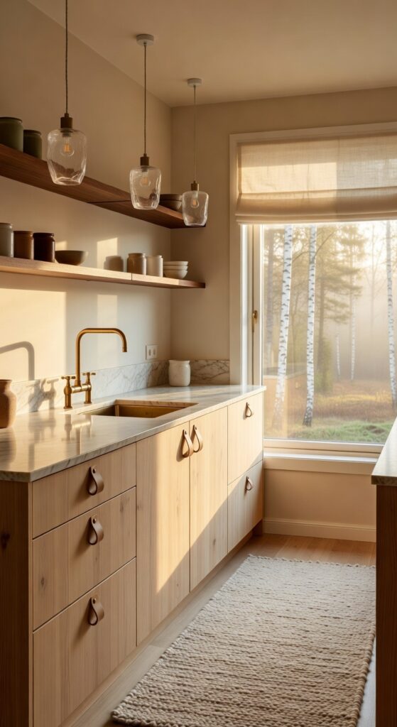 23 Natural Wood Kitchen Cabinets Ideas That Bring Nature