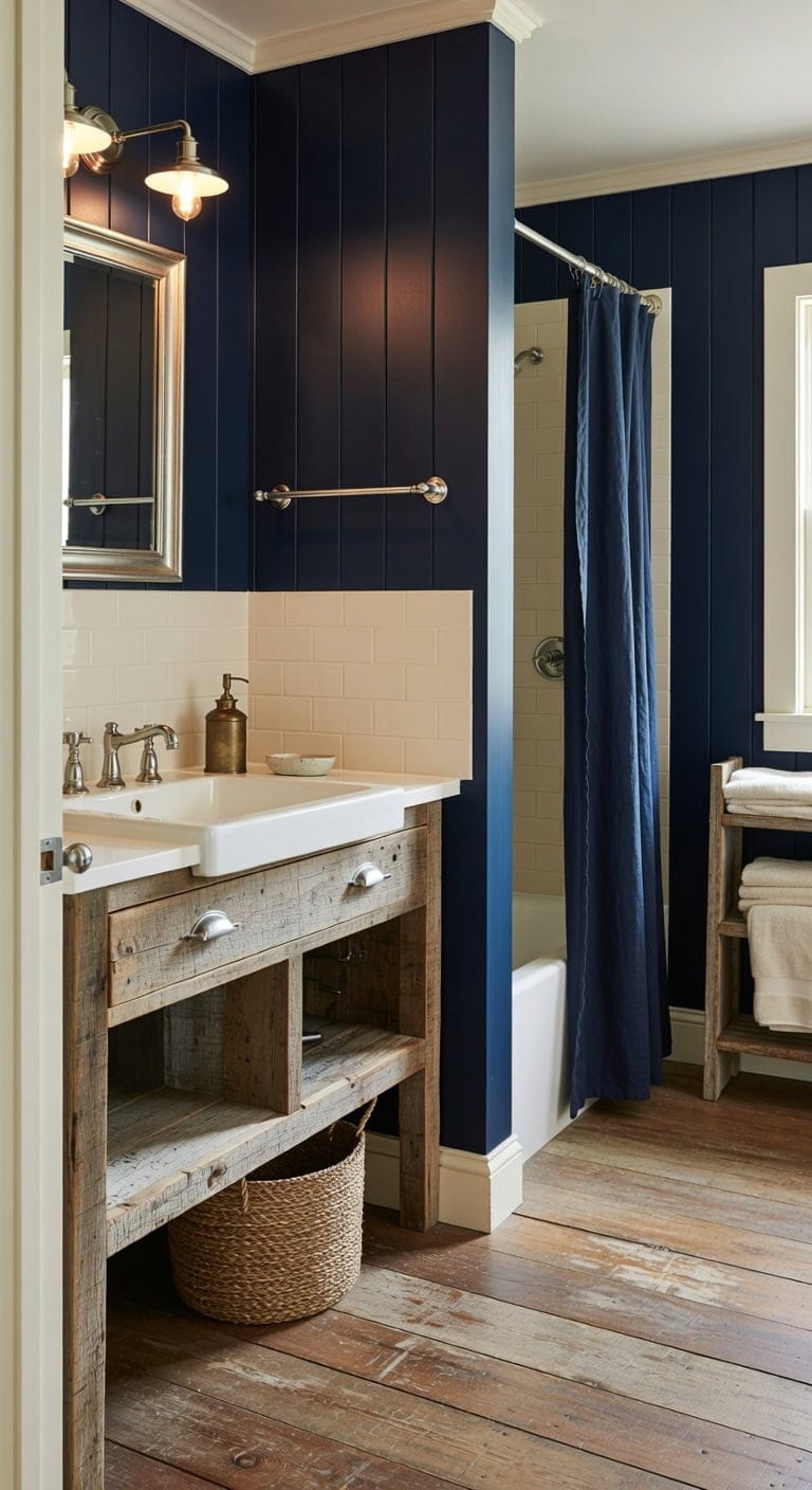 oil rubbed bronze farmhouse vignette