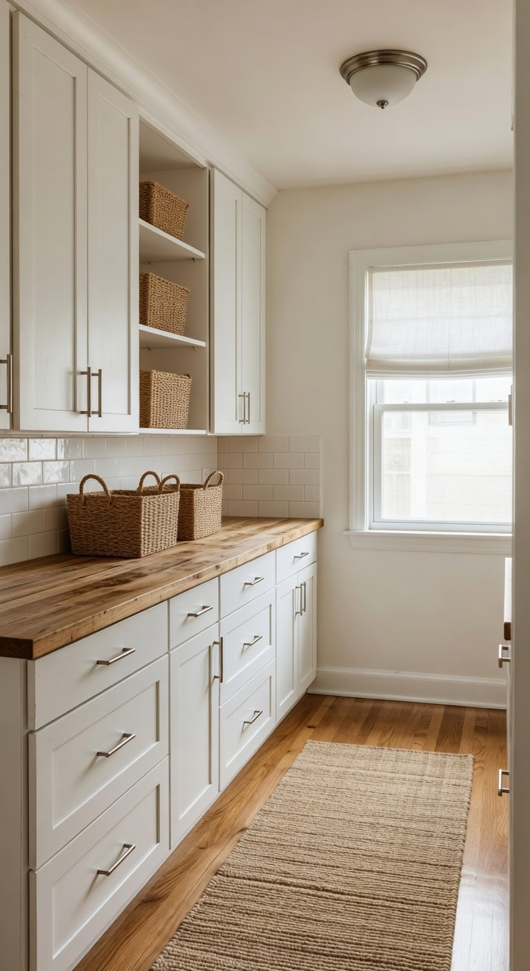organized layered crisp pantry storage