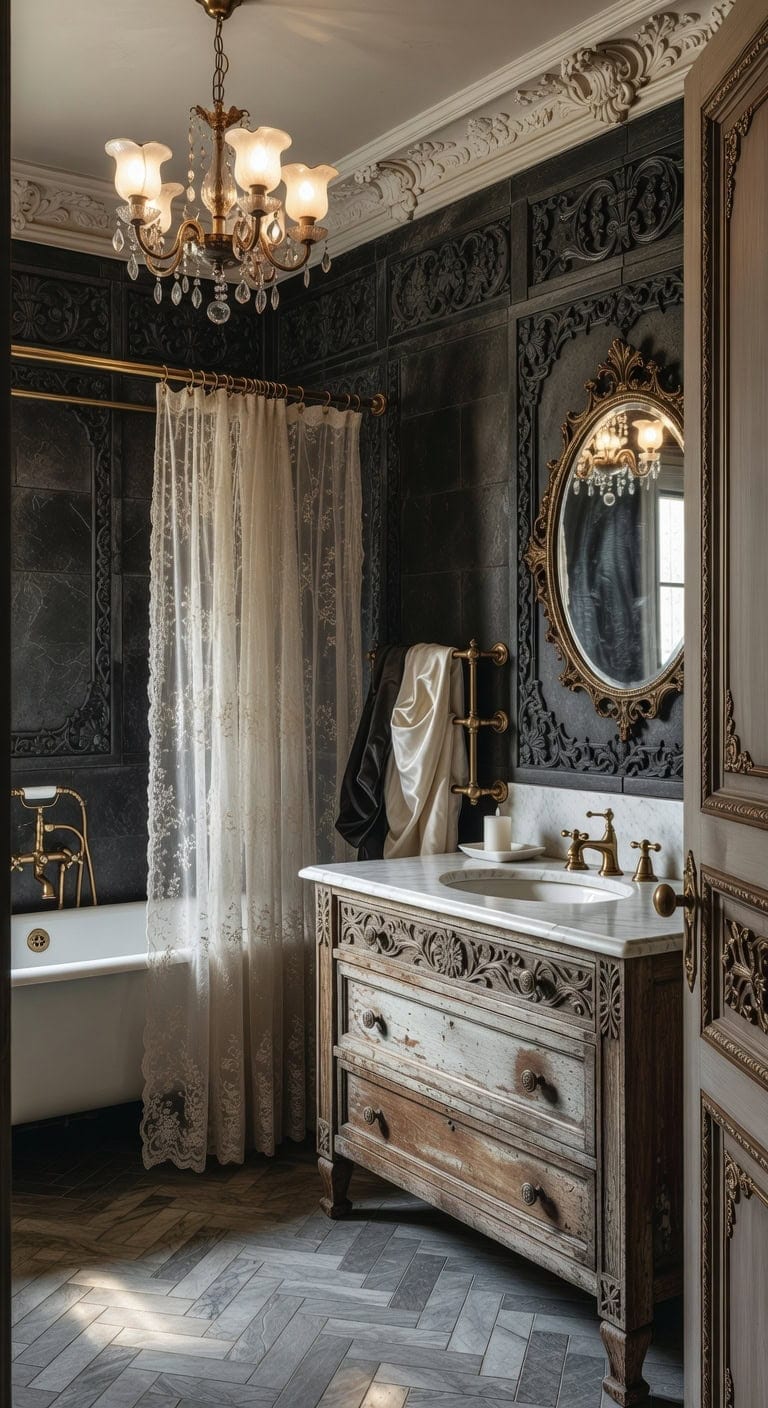ornamental charcoal stone sanctuary