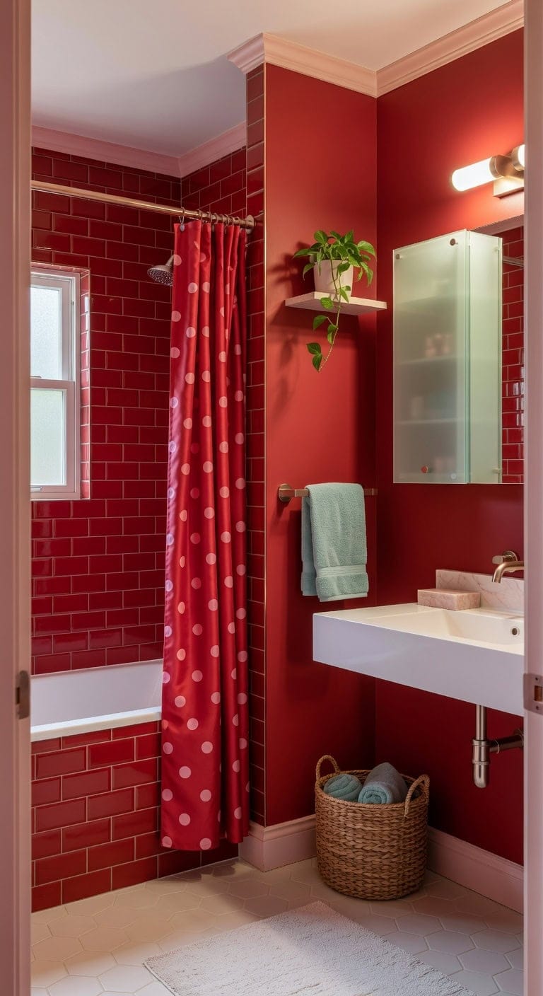 playful red and pink glamour